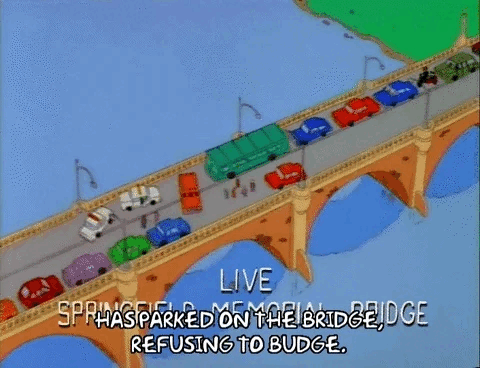 bangalore traffic jam by simsons