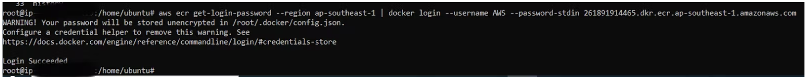 Step 18: Login to the repo using below command.