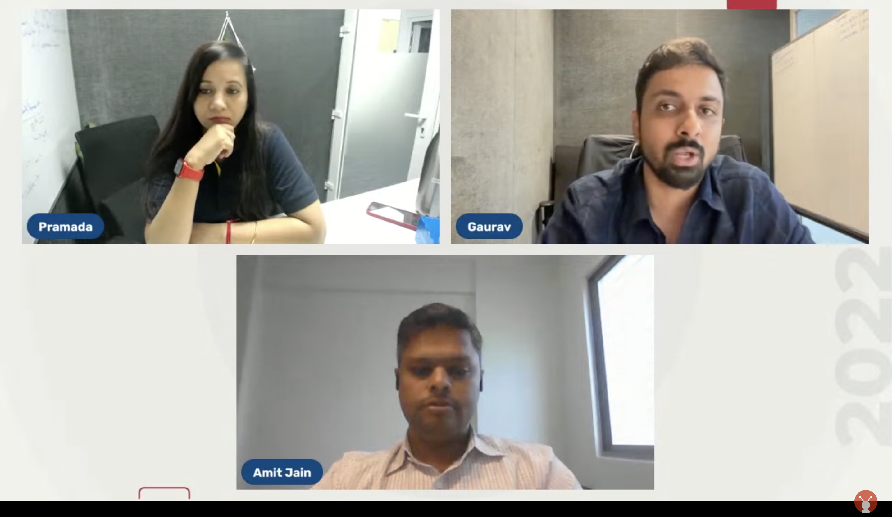 Panelists amidst a very informative discussion