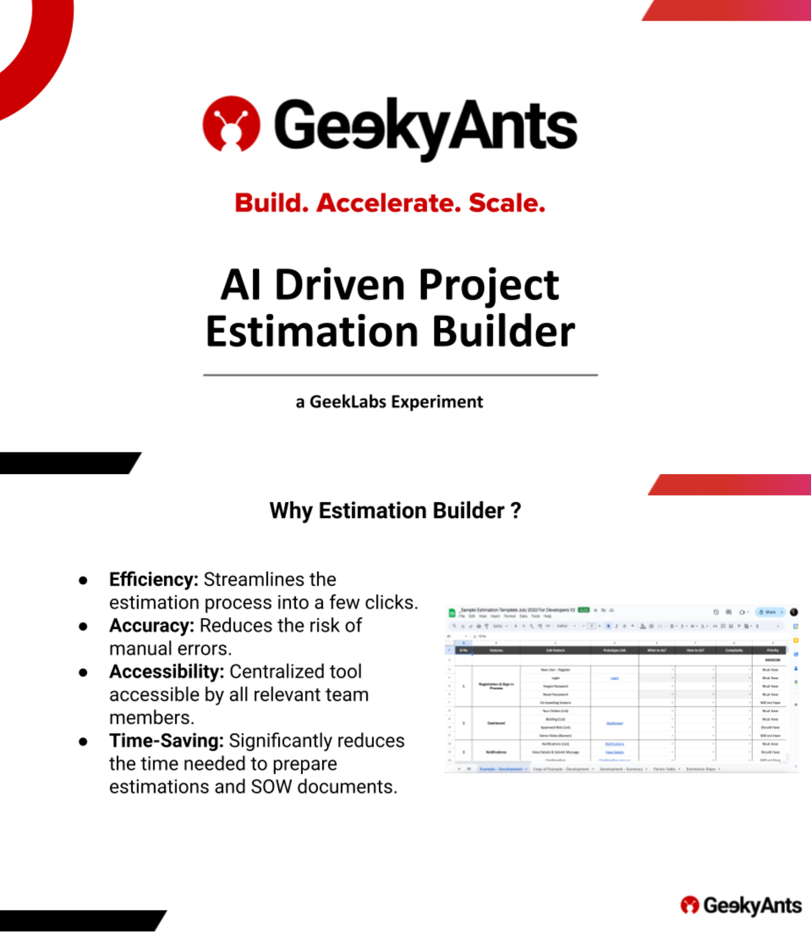 About our estimation builder