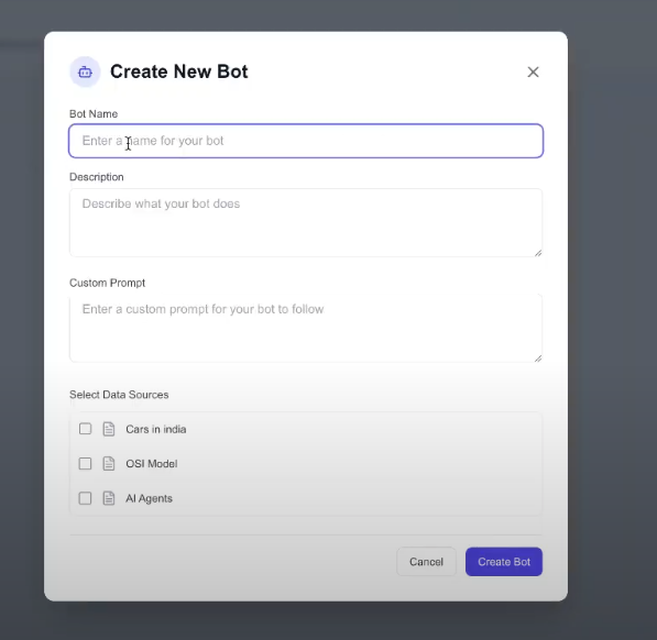 neurohub cutome ai chat bot