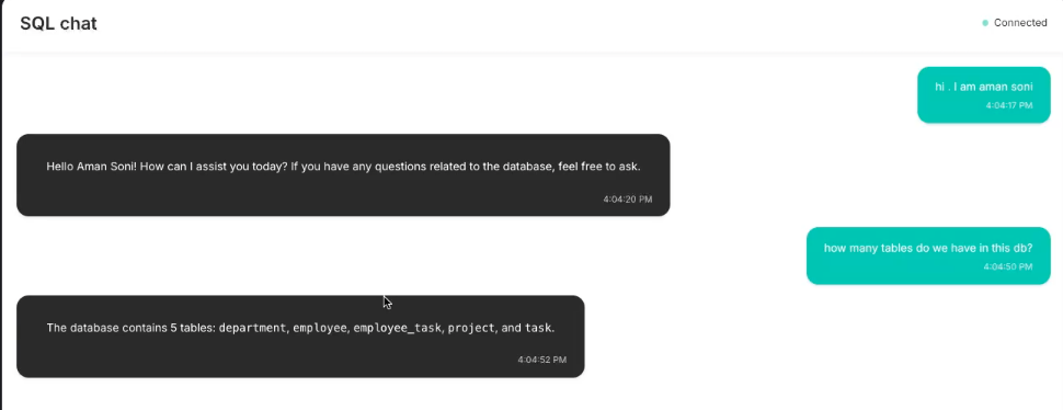 easy sql chat