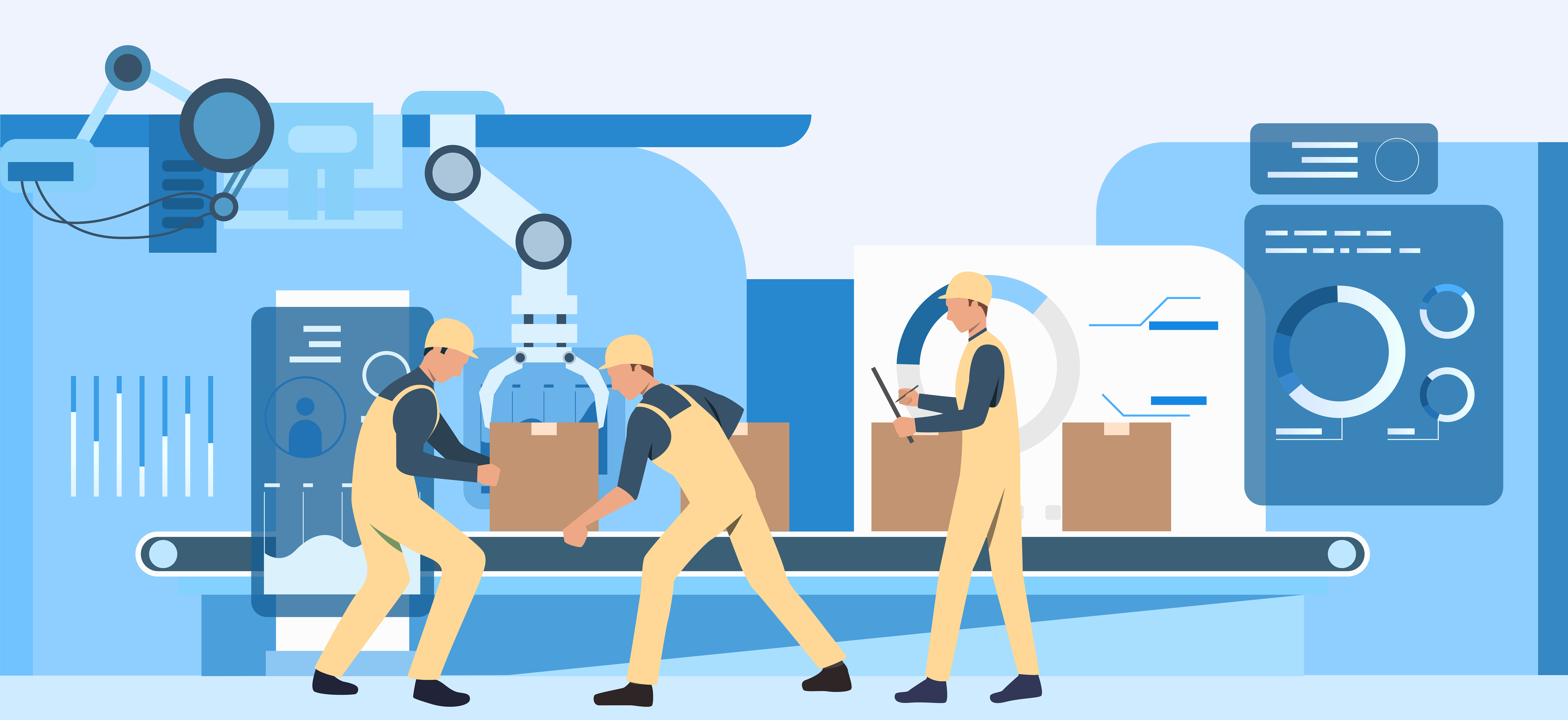 Collaboration of AI and human
