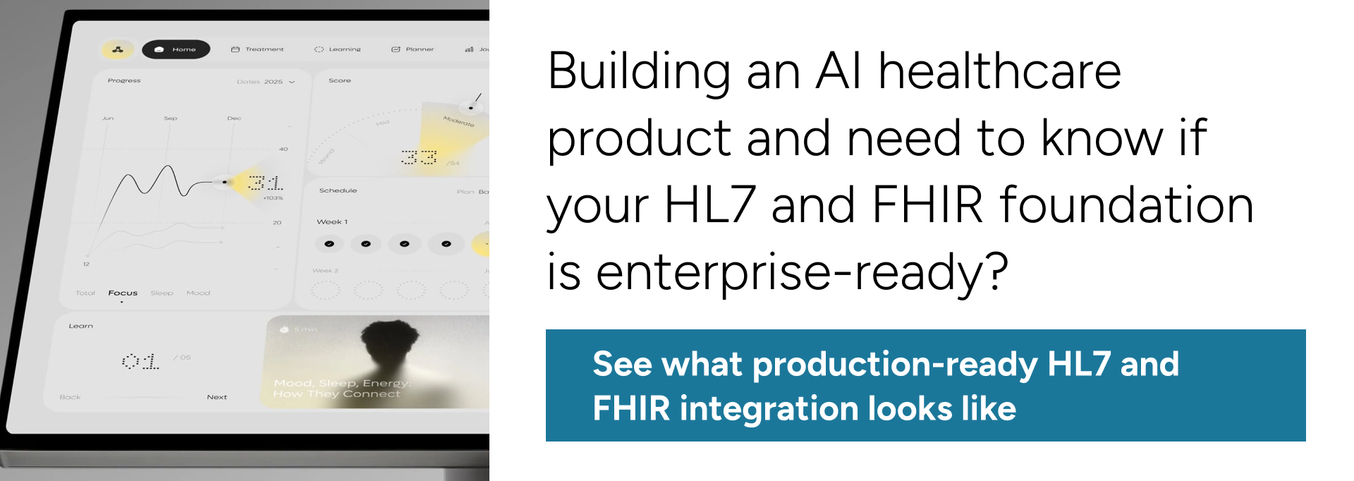 Custom healthcare app development services with production-ready HL7 and FHIR integration