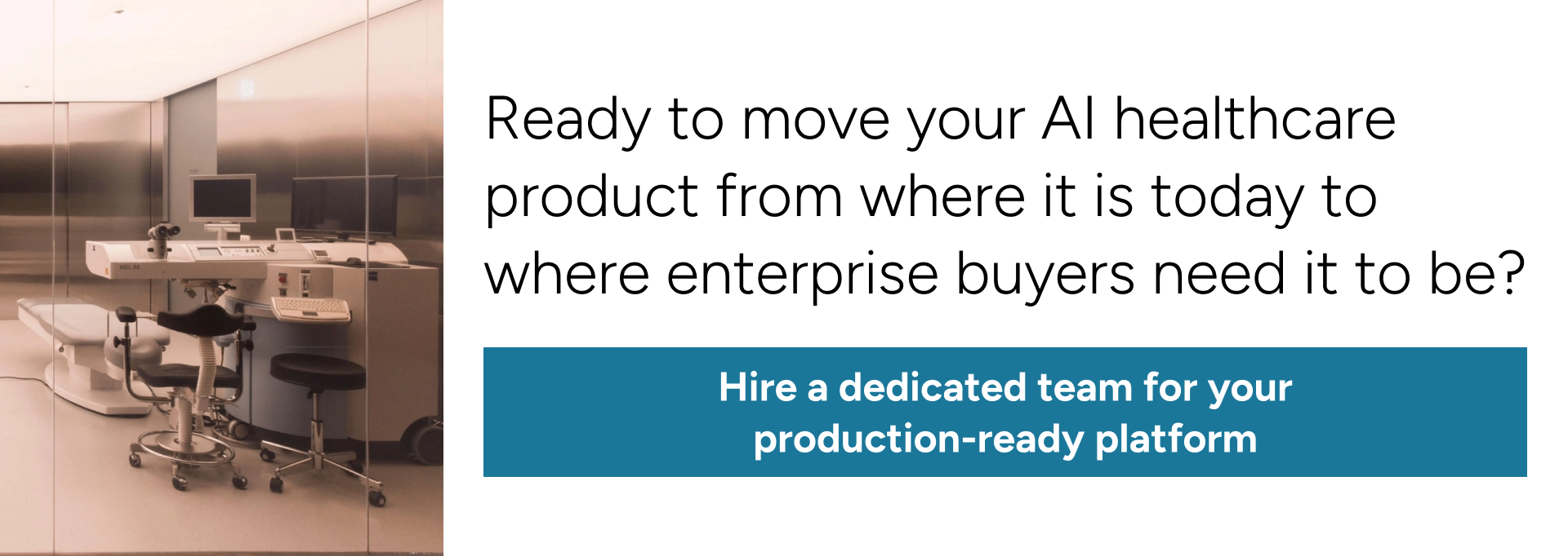 Hire top AI developers for your production-ready healthcare AI platform