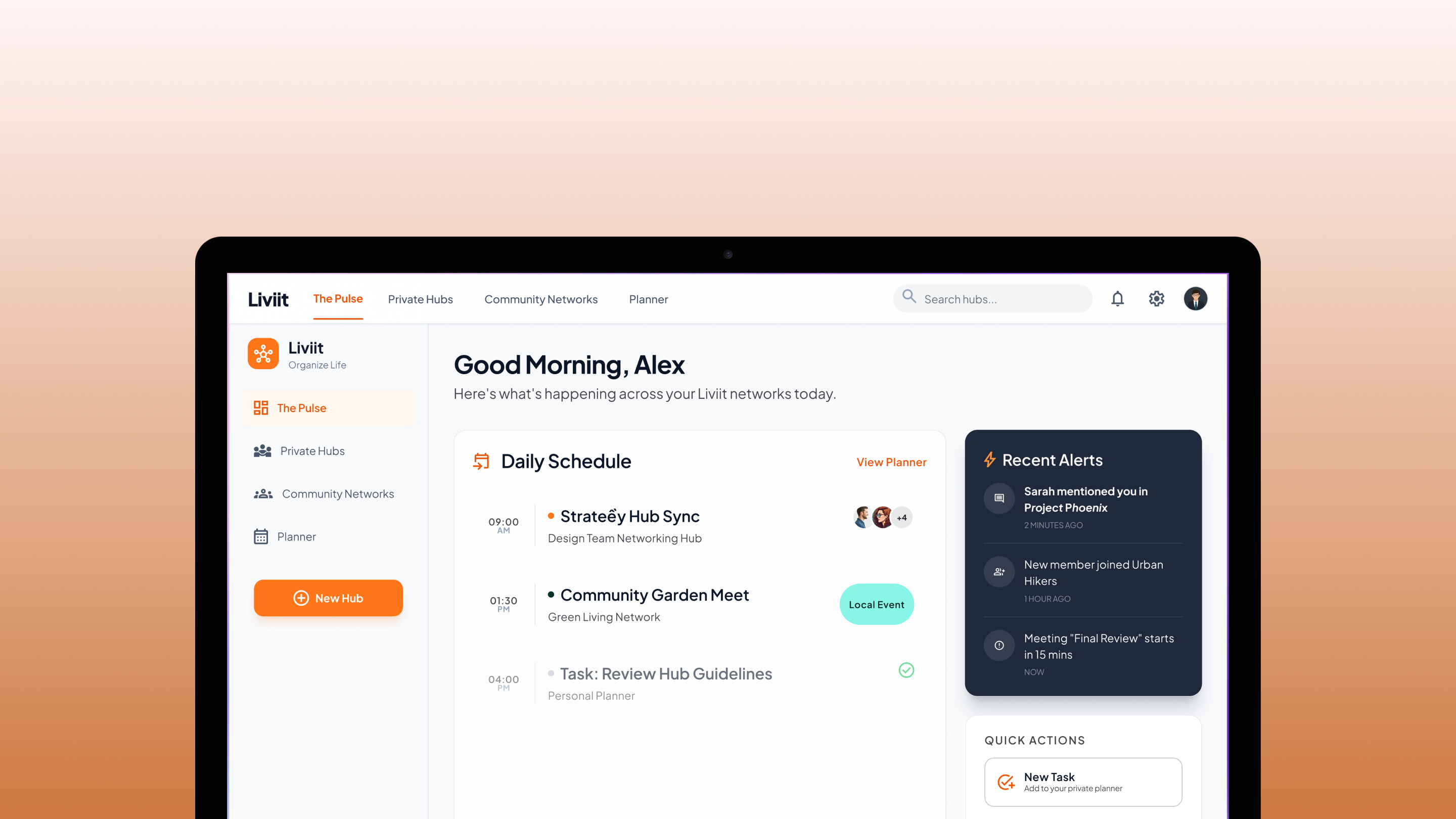 Social Media App For Liviit