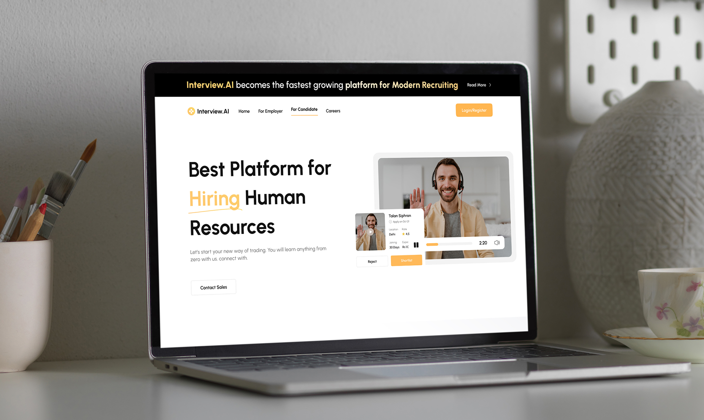 AI-Powered Interview System: Automating Voice-Based Candidate Screening