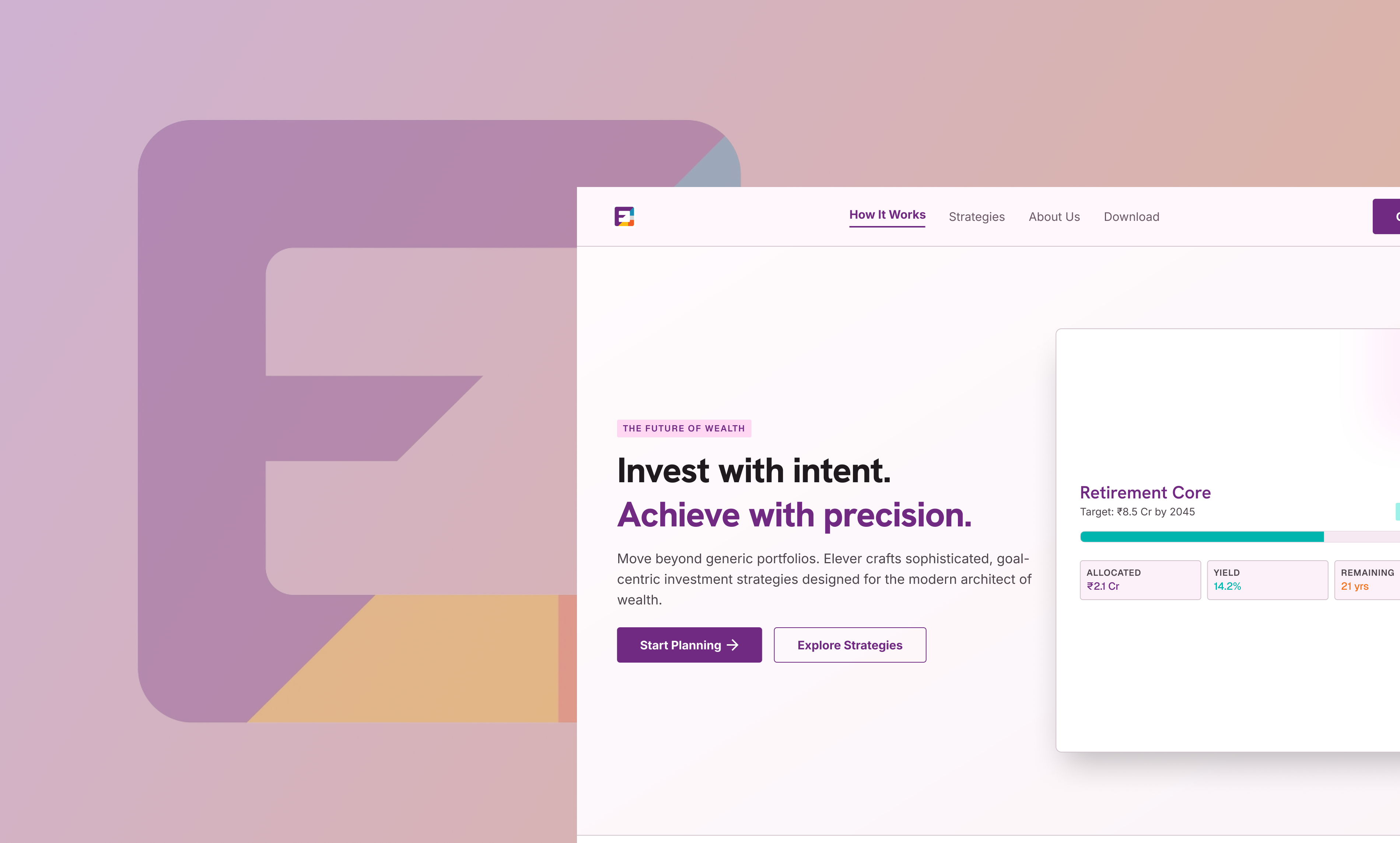 Goal-Based Investment Platform For Elever