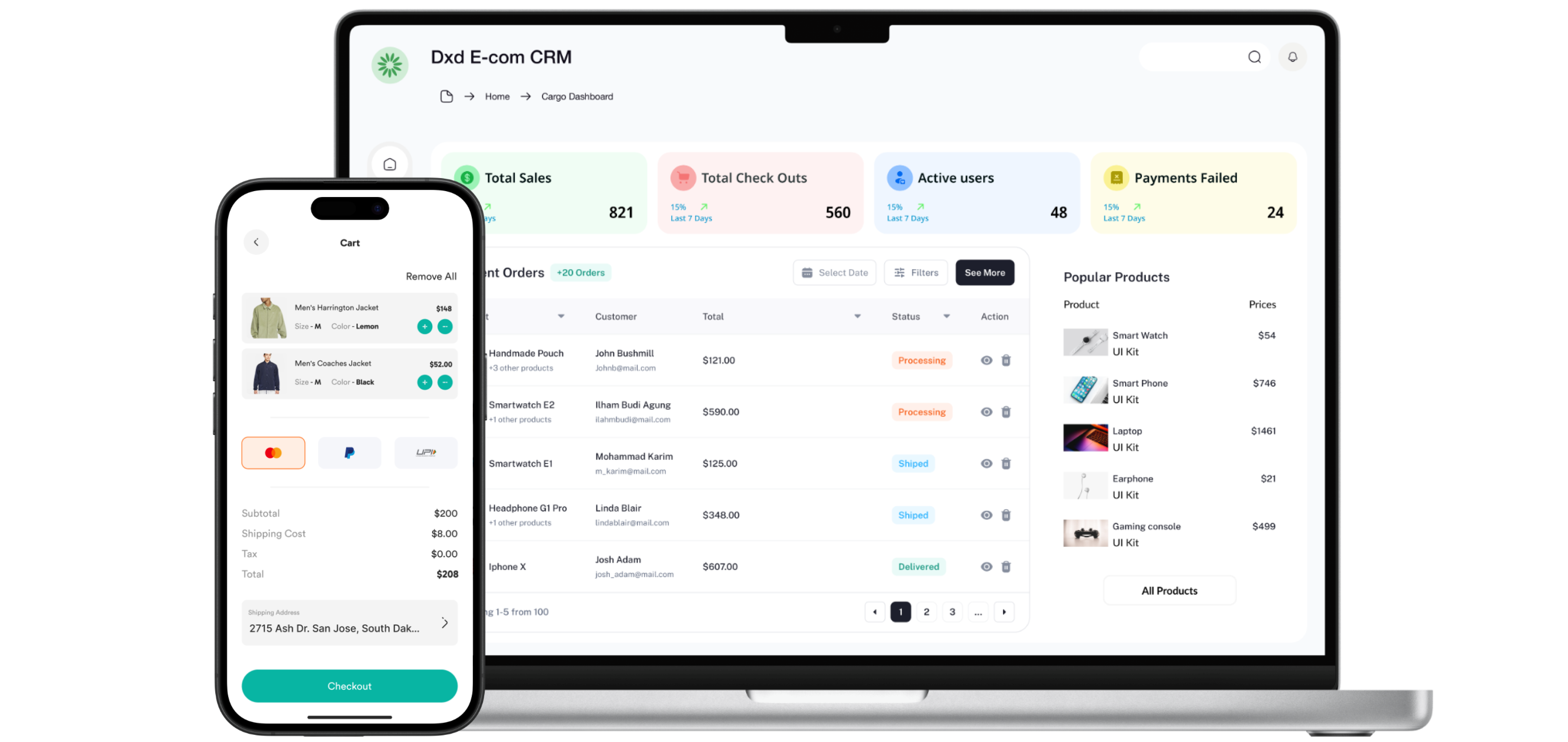 End to end ecommerce app development services