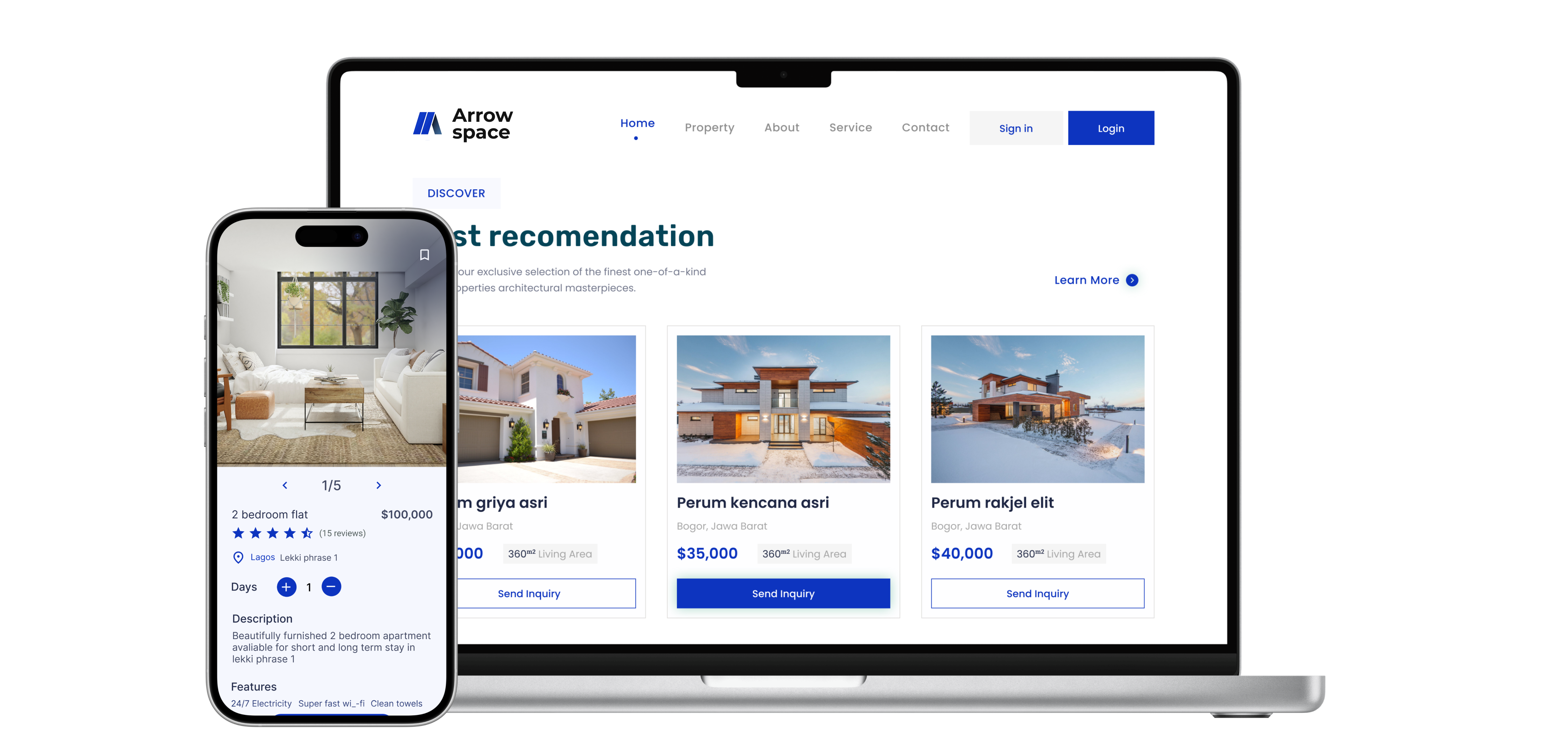 End to end real estate app development services