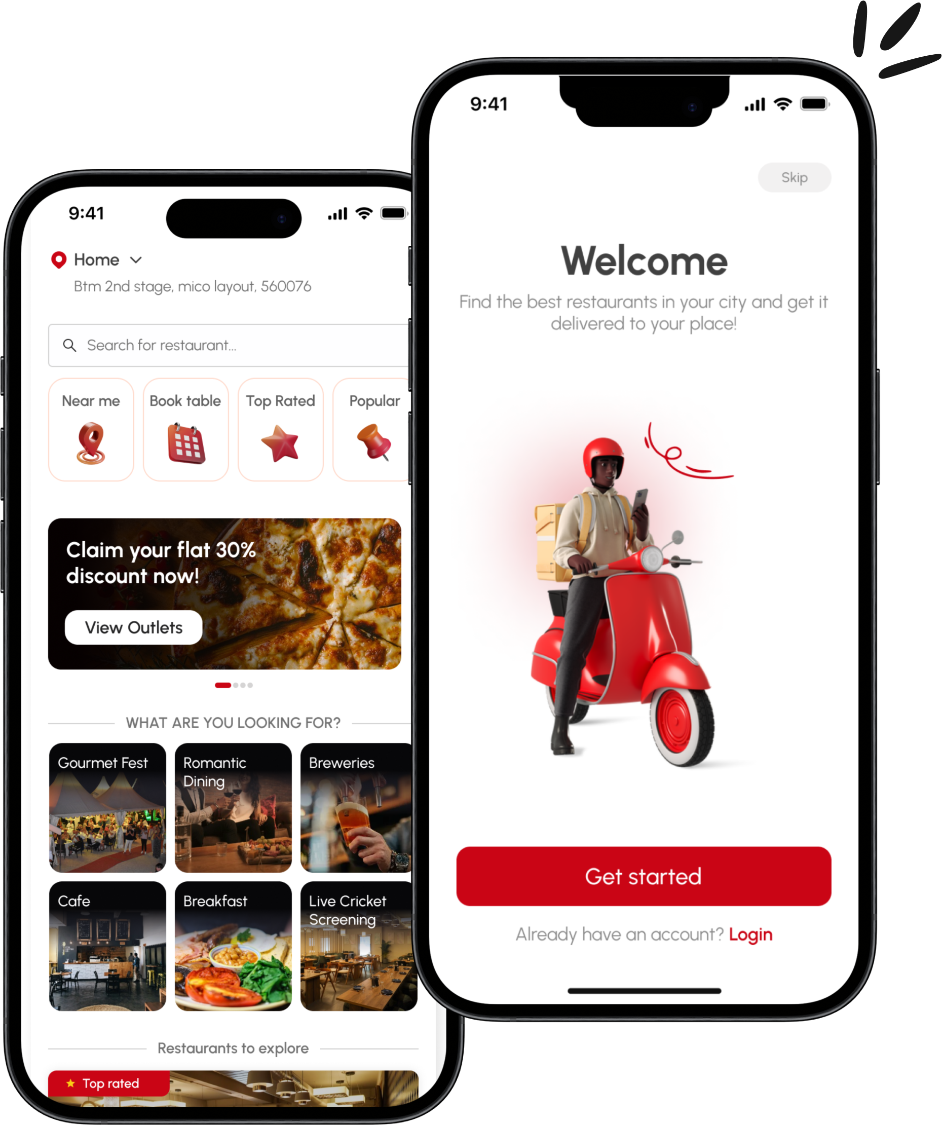 Customizable GeekDine: Restaurant Booking and Reservation App