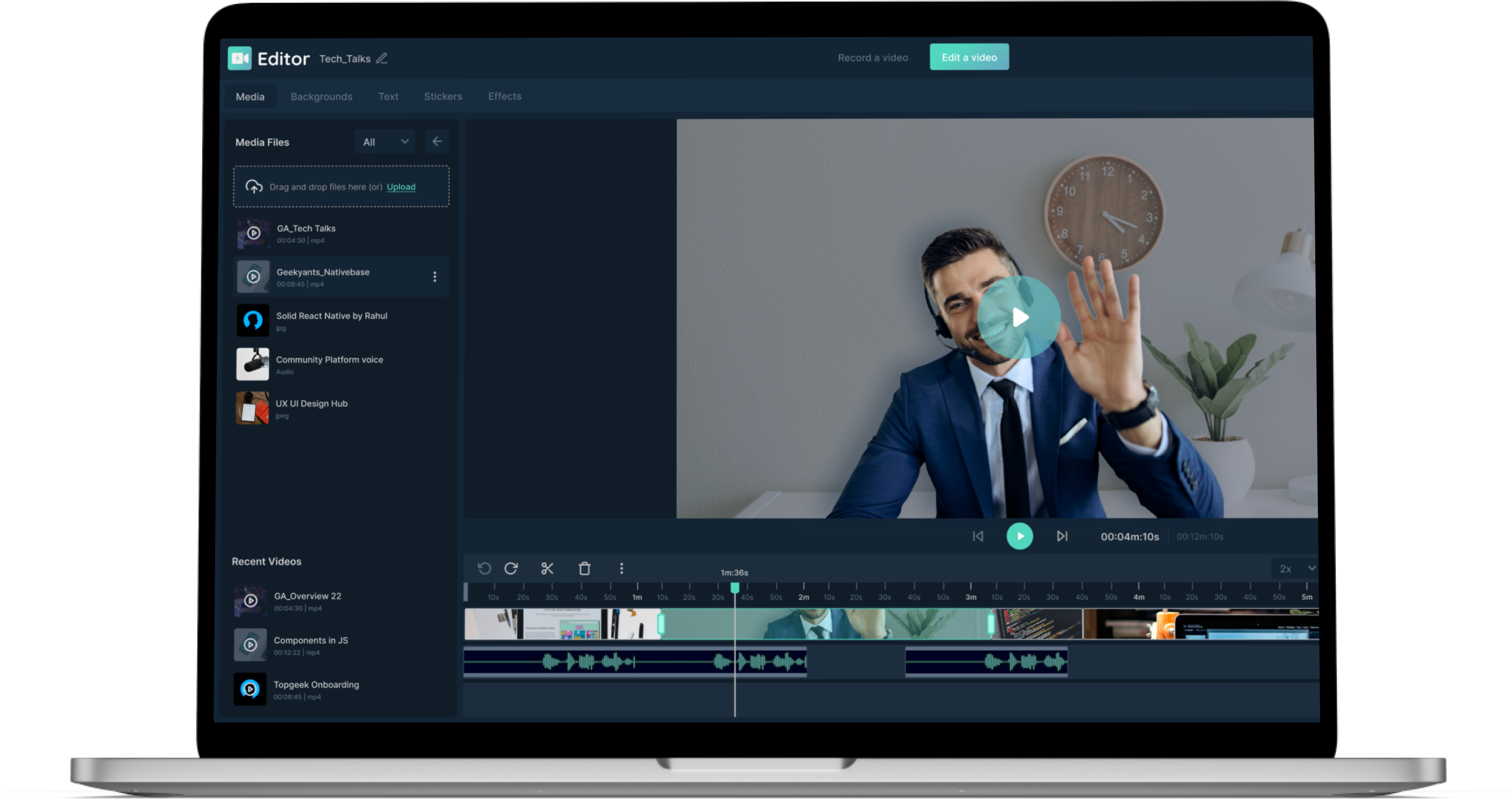Customizable Video Editing App
