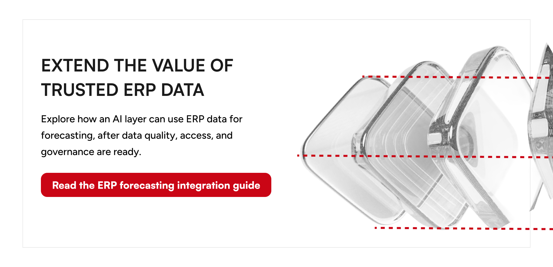 Use trusted ERP data for forecasting.
