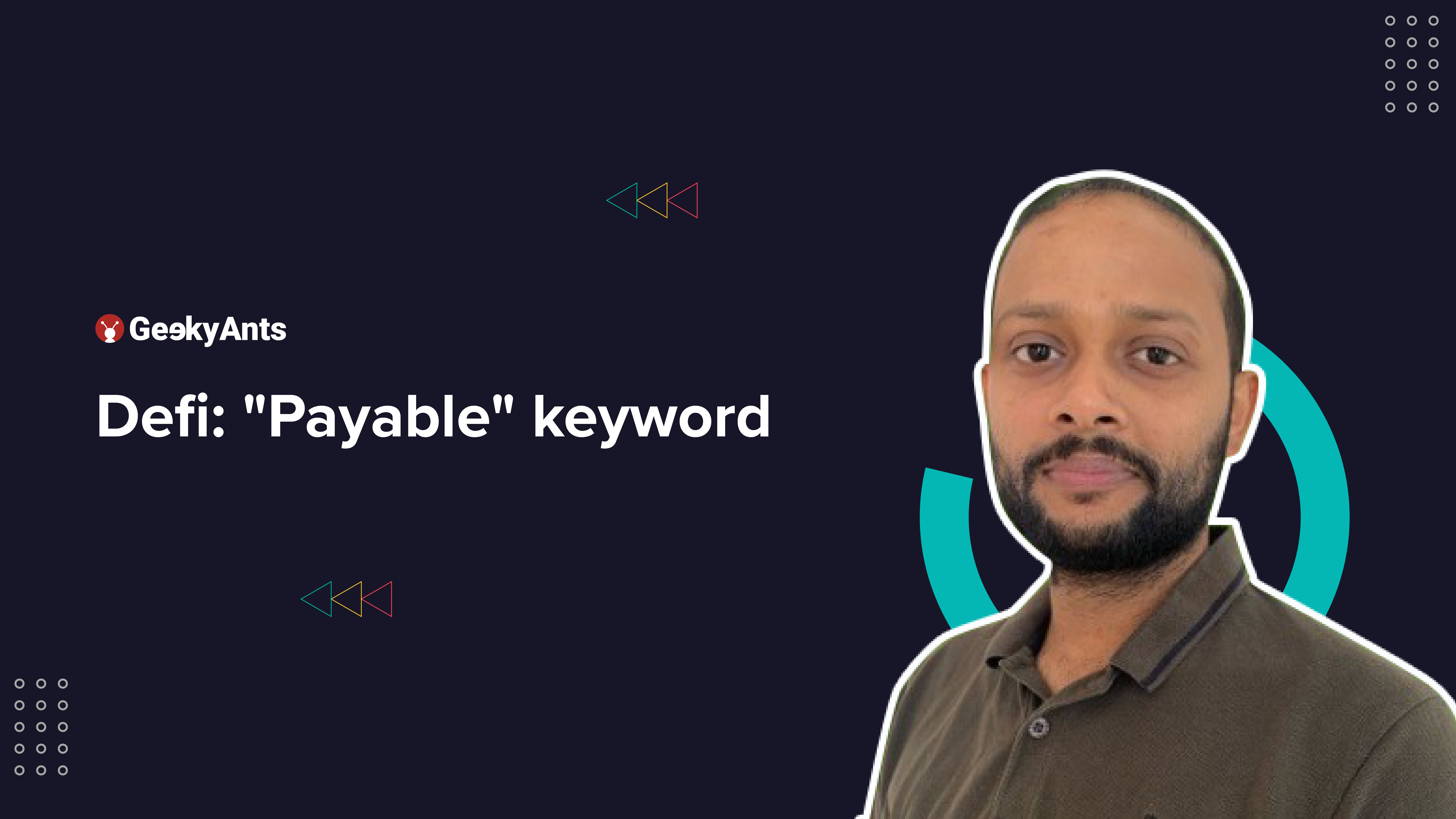 Defi: "Payable" keyword