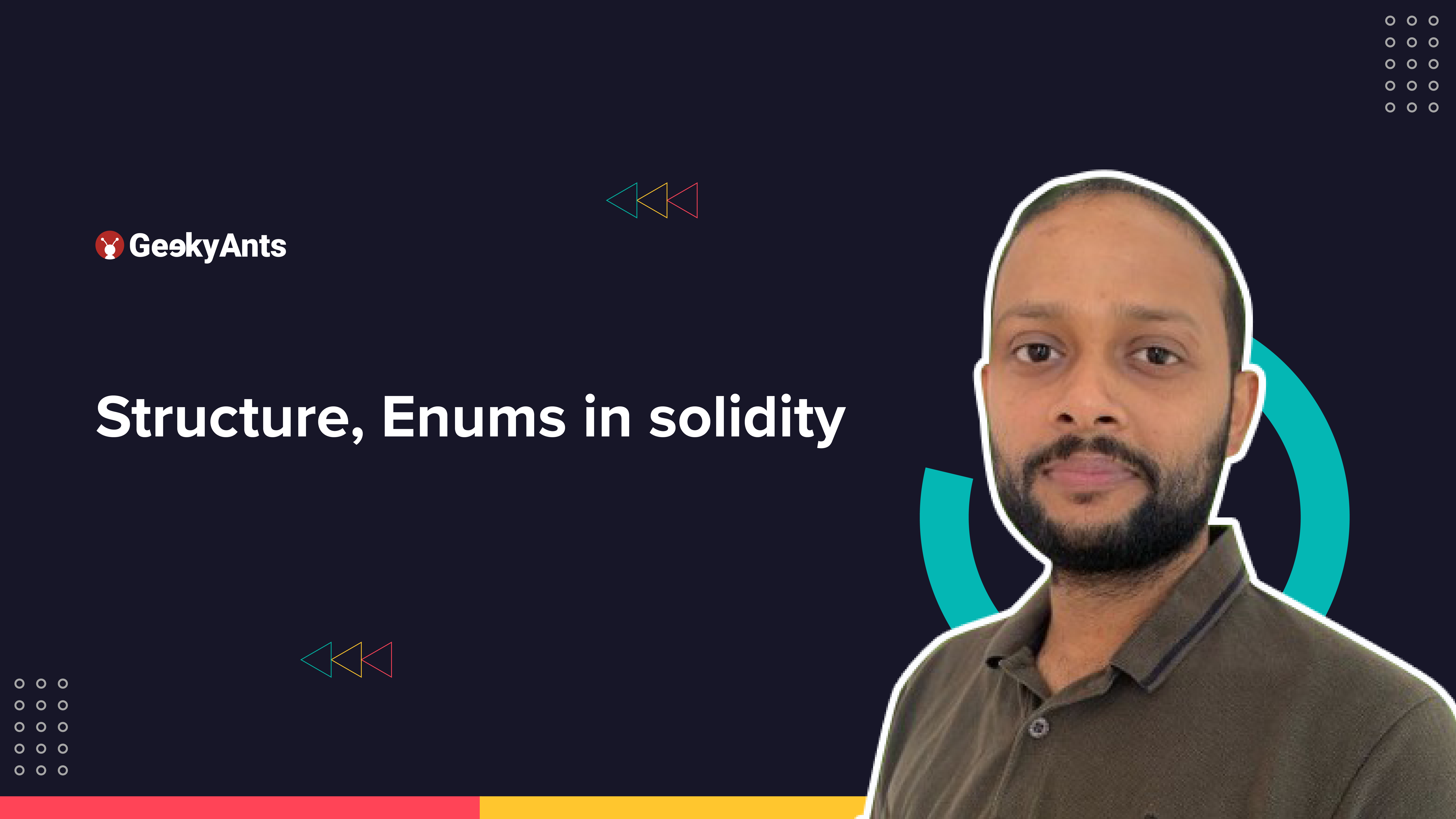 Structure, Enums in Solidity