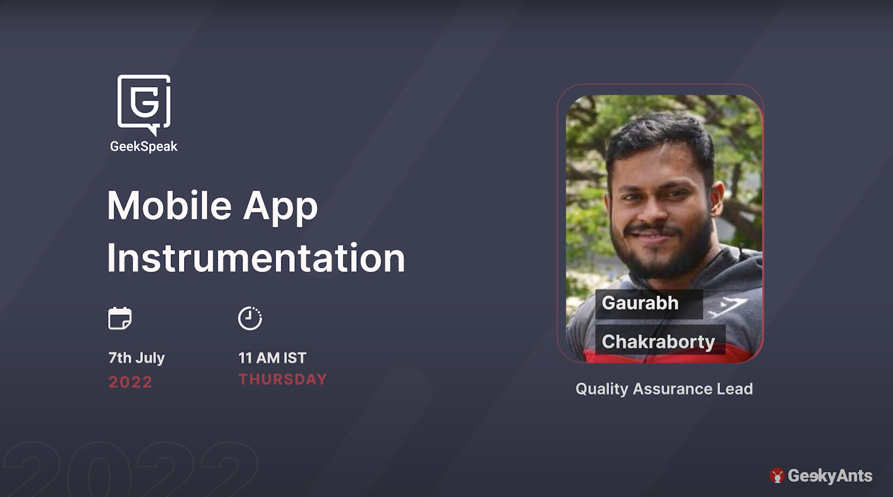 Mobile App Instrumentation