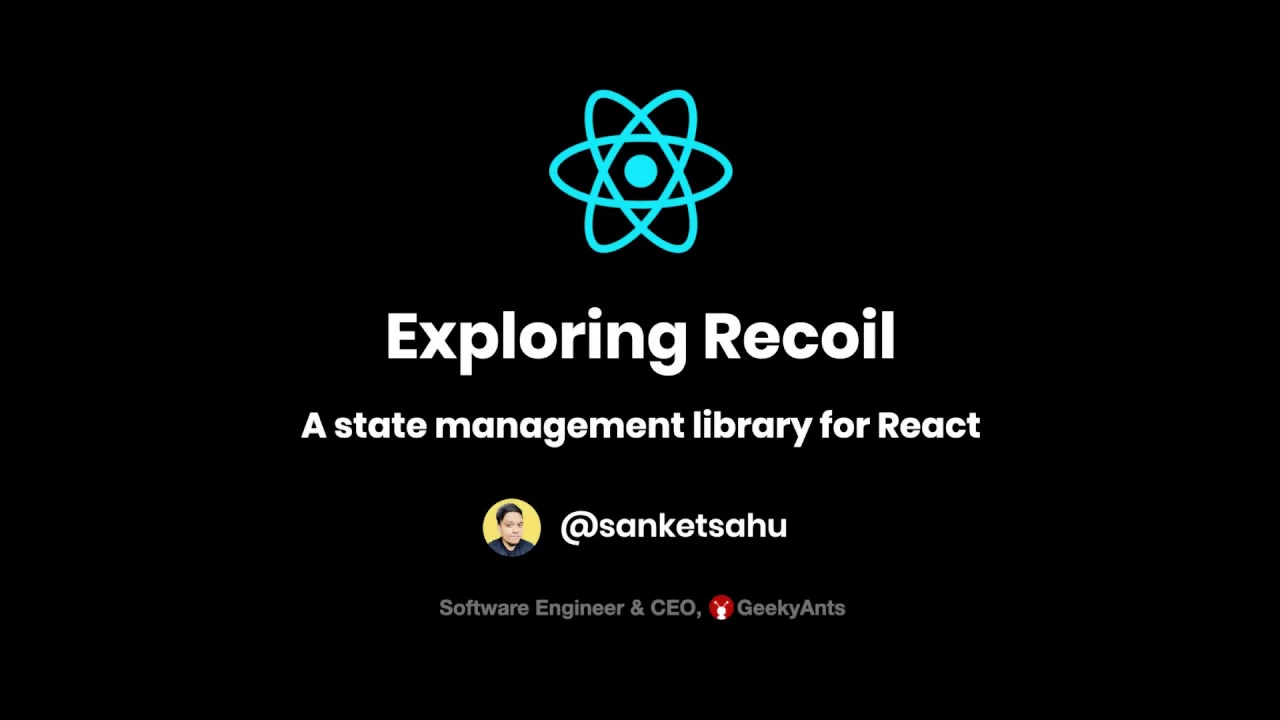 Exploring Recoil With Sanket Sahu