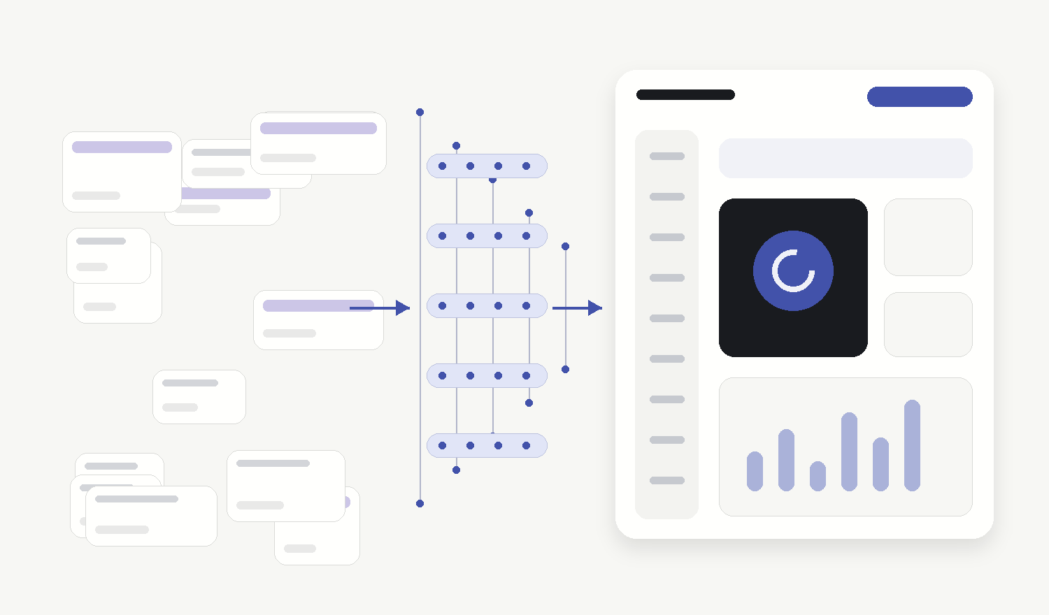 Standardized UI Patterns that Reduce Product Differentiation of AI builds
