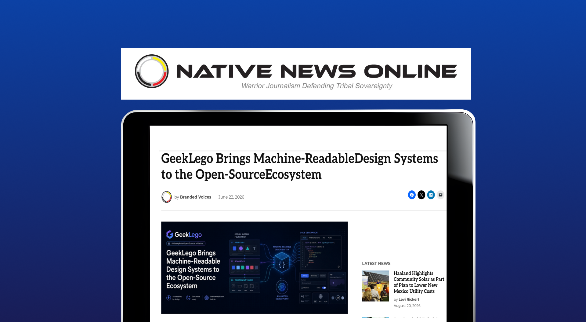 GeekyAnts Launches GeekLego, an AI-Native Open-Source Design System